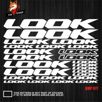 Bicycle Frame Decal Stickers LOOK-03